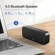 Портативная Bluetooth-колонка MTOOL V6, беспроводной музыкальный динамик со стереозвуком и глубокими басами Чёрный - изображение 3