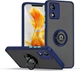 Захисний чохол MatteLuxe Motorola E13 (з кільцем) Blue (34067-28) - зображення 1
