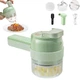 Ручний подрібнювач для овочів 4в1 Food Chopper Овочерізка електрична - зображення 1