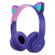 Детские беспроводные Bluetooth наушники с подсветкой Y-47 Cat Ear с ушками - изображение 1