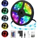 Комплект светодиодная RGB Led лента 5 м 5050 с блоком и пультом управления - изображение 2