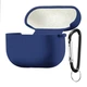 Чехол Silicone Case 2,5mm with microfiber for AirPods Pro Midnight Blue - изображение 1