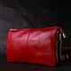 Яркий женский клатч из натуральной кожи GRANDE PELLE 11670 Красный - изображение 11