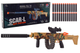 Автомат з м’якими кулями Scar-L JH 010 оптичний приціл, глушник, м’які кулі з присоскою, кулеметна стрічка - зображення 1