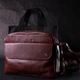 Кожаная женская сумка GRANDE PELLE 23х17х7 см (sum0023597) - изображение 9