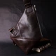 Стильна чоловіча сумка на плечі із натуральної шкіри GRANDE PELLE Bag 11669 Коричнева - зображення 7
