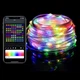 Умная светодиодная гирлянда RGB 5 м 50LED для ёлки и новогоднего декора, управление через телефон Bluetooth - изображение 8