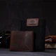 Мужской кожаный кошелек GRANDE PELLE 10х8х0,5 см 000270795 - изображение 9