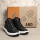 Мужские зимние кроссовки Jordan Black 41 27 см Черные - изображение 8