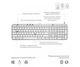 Клавiатура бездротова Logitech MX Keys S Pale Grey (920-011588) - зображення 7