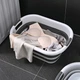 Відро складане MBM HOME BIN-18 26L WHITE/GRAY біло-сіре - зображення 6