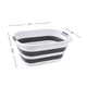 Відро складане MBM HOME BIN-18 26L WHITE/GRAY біло-сіре - зображення 12