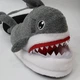 Тапки Акулы (Shark) серые смешные пушистые домашние акульи тапочки кигуруми для взрослых размер 35/39 (стелька 27см) - изображение 2
