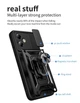 Чохол Camshield з кільцем-підставкою на Motorola G14 black - зображення 3