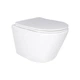 Унитаз подвесной Qtap Swan безободковый Ultra Quiet с сиденьем Soft-close QT16335179W - изображение 1
