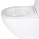 Унитаз подвесной Qtap Jay безободковый Ultra Quiet с сиденьем Soft-close QT07335177W - изображение 3