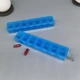 Таблетница органайзер для таблеток на 7 ячеек 1 неделя с цепочкой Голубой - изображение 2