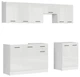 Практичний та місткий кухонний гарнітур 230 Junona Black Red White (JUNONA_MODUL_WER_2/230_BBL) 170132 - зображення 2