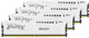 Оперативная память Kingston FURY DDR5-5200 65536MB PC5-41600 (Kit of 4x16384) Beast 1Rx8 White (KF552C40BWK4-64) - изображение 1