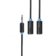 Кабель мультимедийный Jack 3.5mm to 2xJack 3.5 M Prolink (PB107-0030) - изображение 1
