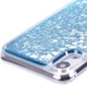 Чохол Glitter для Iphone XR бампер рідкий блиск синій - зображення 4