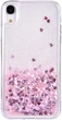 Чехол Glitter для Iphone XR бампер жидкий блеск розовый - изображение 2