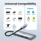 USB-хаб UGREEN CM480 USB-C to 2× USB 3.2+2×USB-C Adapter 10G (UGR-30758) (UGR-30758) - зображення 6