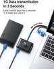 Хаб UGREEN CR113 USB 3.0 Hub 1m (Black) (UGR-20291) (UGR-20291) - изображение 2