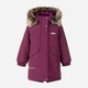 Дитяче зимове пальто-парка для дівчинки Lenne Viola 23334-602 116 см Червоне (4741593428180) - зображення 6