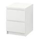 Прикроватная тумба IKEA MALM 40х55 см белый 802.145.49 - изображение 1