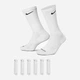 Набор мужских носков высоких хлопковых Nike U NK ED PLS CSH CRW 132 SX6897-100 коттон 42-46 6 пар Белый (888408260963) - изображение 5
