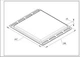 Емальований деко 447x366x25мм для духовки Whirlpool, Indesit, Hotpoint-Ariston, Ariston C00137834 (C00081577) - зображення 2