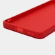 Чехол Fiji Soft для Xiaomi Poco F4 силикон бампер красный - изображение 4