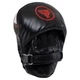 Лапа изогнутая кожаная (2шт) Zelart Fistrage 8488 размер 25x20x4см Black-Red - изображение 2