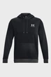 Чоловіче чорне худі UA Essential Flc Novelty HD Under Armour XXL 1381214-001 - изображение 5