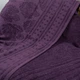 Простынь-покрывало жаккардовое махровое 100% Хлопок GM TEXTILE 150x200см 400г/м2 (Виноград) - изображение 2