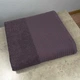 Банное полотенце Вафельний Бордюр GM Textile 70х140см 500г/м2 (Темный Виноград) - изображение 1