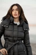 Женское зимнее длинное пальто Fodarlloy XL черное 90682 - изображение 10