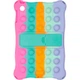 Силиконовый чехол Galeo Pop It для OPPO Pad Air 10.36" Rainbow Pink - изображение 3