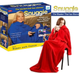 Плед согревающий из флиса с рукавами Snuggie ( Снагги) красный - изображение 4