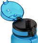Бутылка для воды UZSPACE Frosted 3038 1000 мл Голубая (6955482371015) - изображение 3