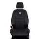 Комплект модельных чехлов AMI.AUTO из автоткани черные на Сеат Леон 2 (Seat Leon) 2005-2012 хэчтбек - изображение 4
