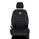 Комплект модельных чехлов AMI.AUTO из автоткани черные на Смарт Фо Ту (Smart For Two) 1998-2007 мини машина - изображение 3