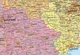 Карта Украины Административно-территориальное устройство 190x130 см М 1:715 000 ламинированная бумага - изображение 3