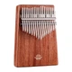 Калимба Hluru KC17 Zambian Padauk (17 язічков, замбийский падук), кейс, пъезозвукосниматель - изображение 1