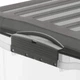Контейнер для зберігання з кришкою Rotho Compact A5 4.5L сірий - зображення 3