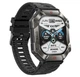 Чоловічий смарт годинник Smart Racer K+ Black з компасом 1542 Store - зображення 3
