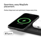 Бездротова зарядна станція Belkin BOOST CHARGE PRO 3 in 1 для iPhone | AirPods | Apple Watch MagSafe Black (HPU72 WIZ016vfBK) - зображення 4