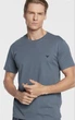 Emporio Armani мужская пижама футболка/шорты цвет серо-голубой размер L 111360-2F567 - изображение 4