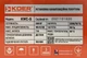 Каналізаційна установка KOER KWC-S 200Вт Hmax 7м 6м³/ч KP2928 - зображення 3